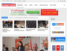 Tablet Screenshot of guneyege.net